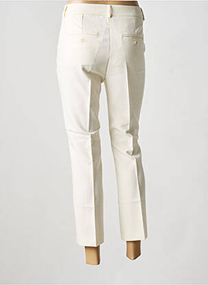 Pantalon 7/8 talie cu cleme mărime normală bej WEEKEND MAXMARA femeie