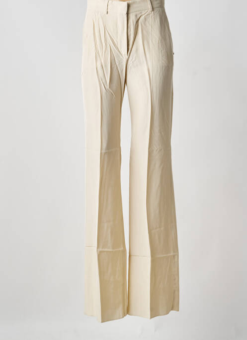 Pantalon evazat bej SPORTMAX femeie