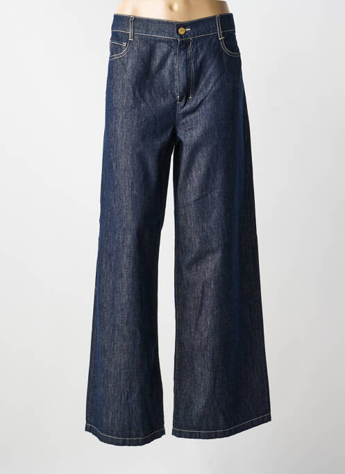 Blugi cu croială largă albastru MAXMARA femeie