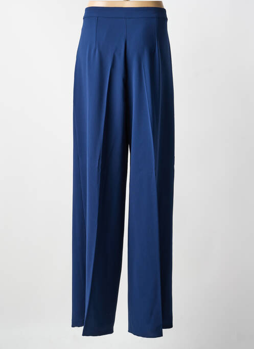 Pantalon larg țesătură crep talie înaltă albastru PENNYBLACK femme