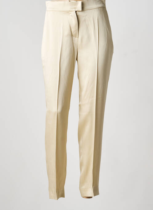 Pantalon slim bej MAXMARA femeie