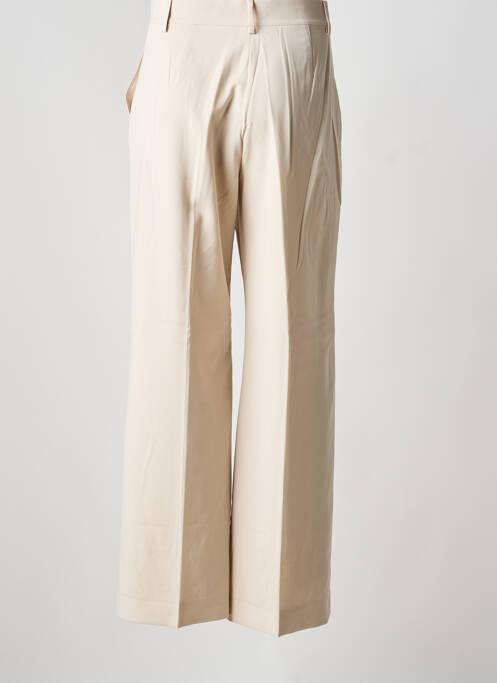 Pantalon evazat bej WEEKEND MAXMARA femeie
