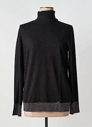 Pulover cu guler înalt negru GAUDI femeie