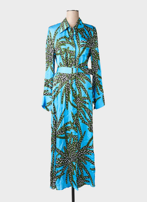 Rochie lungă albastru BRAND UNIQUE femeie