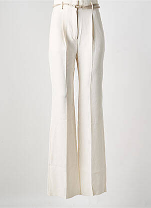 Pantalon drept alb MAX MARA femeie
