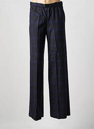 Pantalon drept buzunare albastru PIER ANTONIO GASPARI femme
