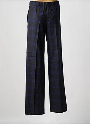 Pantalon drept buzunare albastru PIER ANTONIO GASPARI femeie