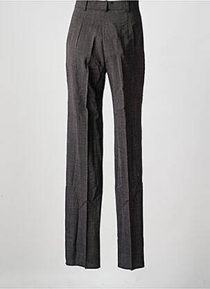 Pantalon drept închidere cu fermoar sub clapetă cu cârlig negru MAX MARA femeie