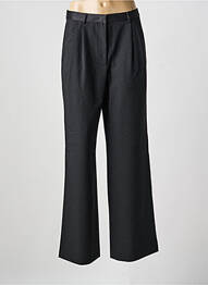 Pantalon drept închidere cu fermoar sub clapetă cu cârlig negru PENNYBLACK femme