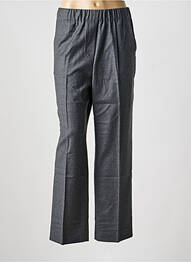 Pantalon drept talie elastică gri MAX MARA femeie