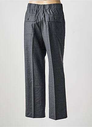 Pantalon drept talie elastică gri MAX MARA femeie