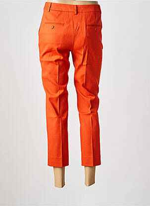 Pantalon 7/8 închidere cu fermoar sub clapetă cu cârlig portocalie MAX MARA femeie