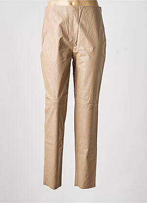 Pantalon slim subțire bej PIER ANTONIO GASPARI femeie