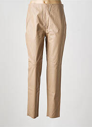 Pantalon slim subțire bej PIER ANTONIO GASPARI femme