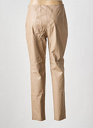 Pantalon slim subțire bej PIER ANTONIO GASPARI femeie