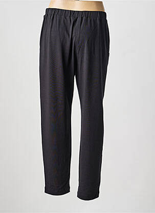 Pantalon drept talie elastică negru REPEAT femeie