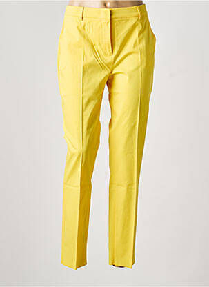 Pantalon slim buzunare galben MAX MARA femeie