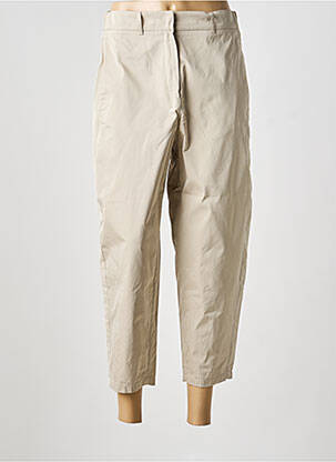 Pantalon 7/8 talie elastică bej MAX MARA femeie