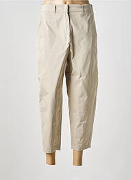 Pantalon 7/8 talie elastică bej MAX MARA femeie