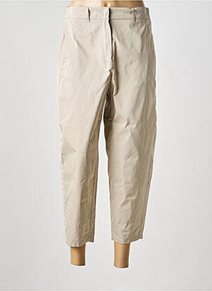Pantalon 7/8 talie elastică bej MAX MARA femeie