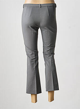 Pantalon 7/8 închidere cu fermoar sub clapetă cu cârlig gri MAX MARA femeie