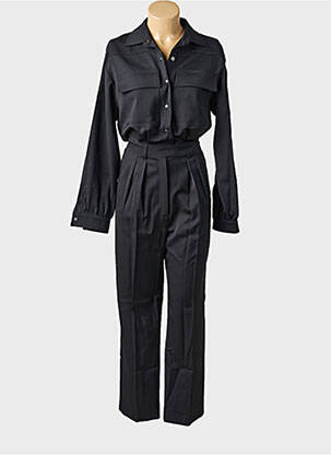 Salopetă-pantalon buzunare mâneci lungi negru MAX MARA femeie
