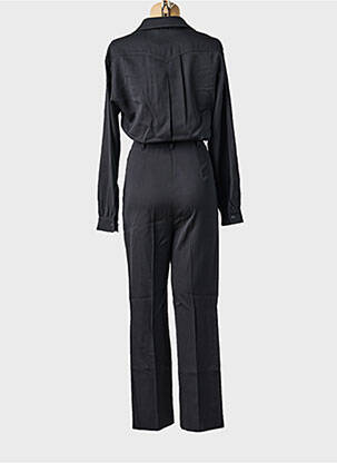 Salopetă-pantalon guler de bluză mâneci lungi negru MAX MARA femeie