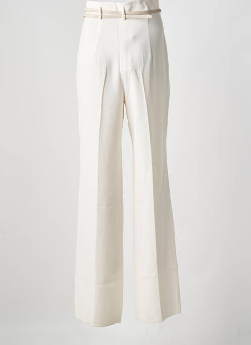 Pantalon drept alb MAX MARA femeie