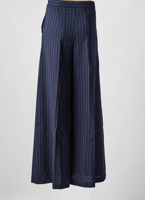 Pantalon evazat albastru PIER ANTONIO GASPARI femeie