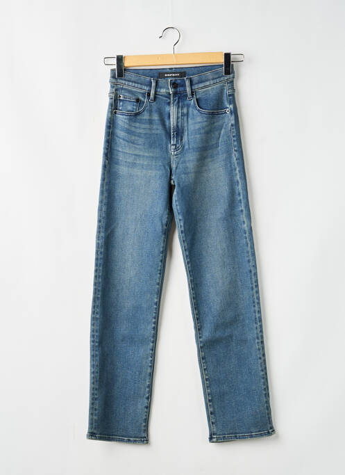 Blugi cu croială dreaptă albastru REPEAT femeie