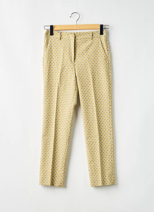 Pantalon drept galben MAX MARA femeie