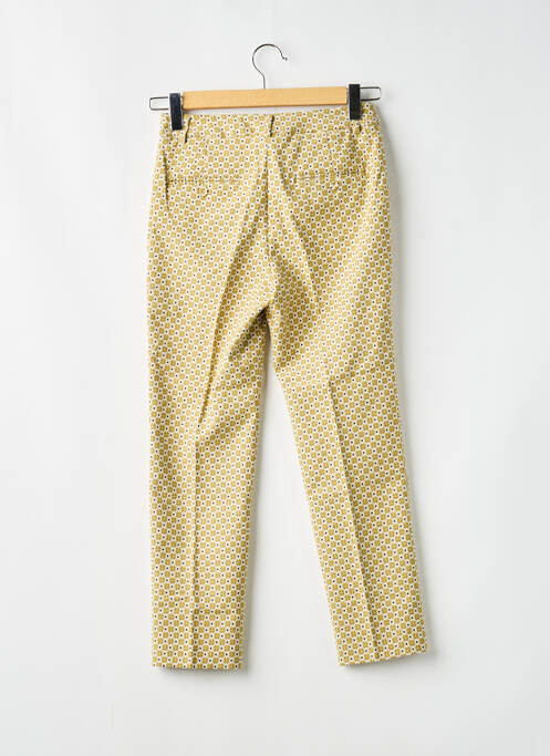 Pantalon drept galben MAX MARA femeie