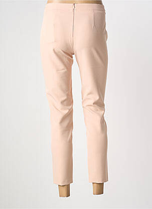 Pantalon 7/8 talie cu cleme mărime normală roz ANGY SIX femeie