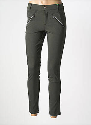 Pantalon slim conic mărime normală verde STREET ONE femeie