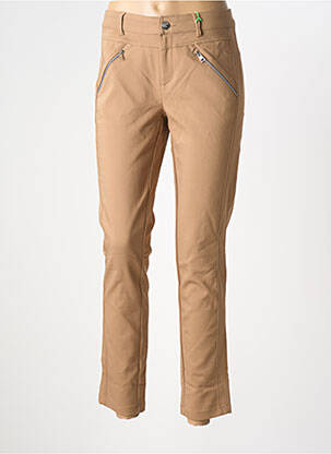 Pantalon slim elasticitate mărime normală bej STREET ONE femeie