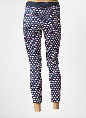 Pantalon 7/8 talie elastică mărime normală albastru STREET ONE femeie