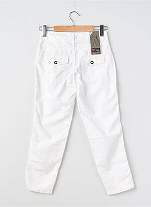 Pantalon 7/8 țesătură poplin mărime normală alb STREET ONE femeie