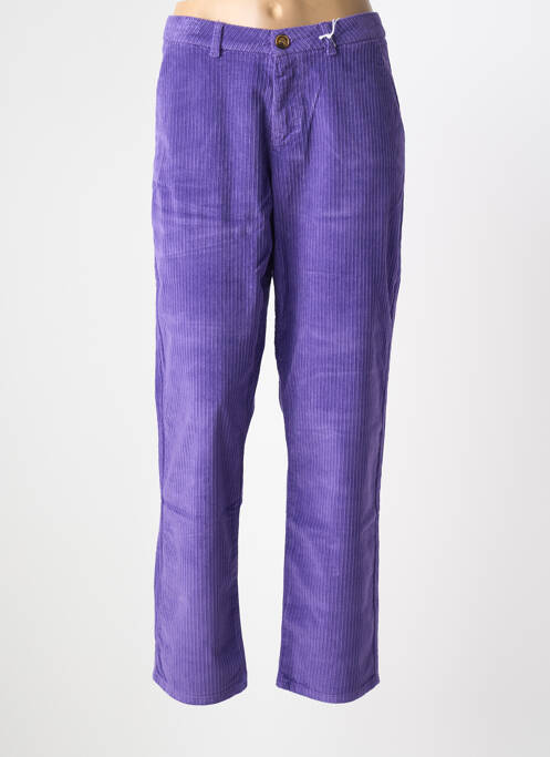 Pantalon chino violet KANOPE femeie