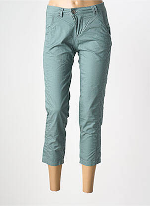Pantalon trei sferturi talie joasă talie joasă verde STREET ONE femeie