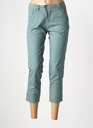 Pantalon trei sferturi talie joasă talie joasă verde STREET ONE femme