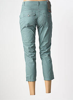 Pantalon trei sferturi talie joasă talie joasă verde STREET ONE femeie