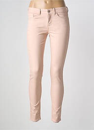 Pantalon slim țesătură poplin mărime normală roz STREET ONE femeie