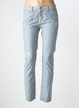 Blugi cu croială slim albastru SCHOOL RAG femeie