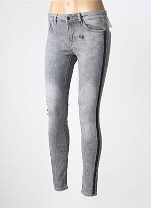 Blugi skinny țesătură brută talie joasă gri STREET ONE femeie