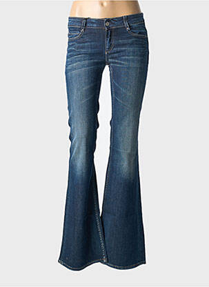 Blugi cu croială evazată albastru SCHOOL RAG femeie