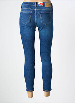 Blugi skinny țesătură brută mărime normală albastru WRANGLER femeie