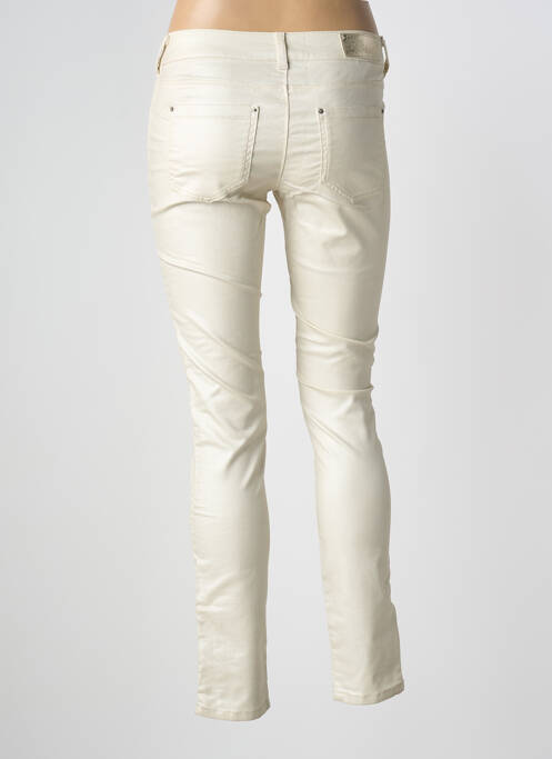 Blugi cu croială slim bej SCHOOL RAG femeie