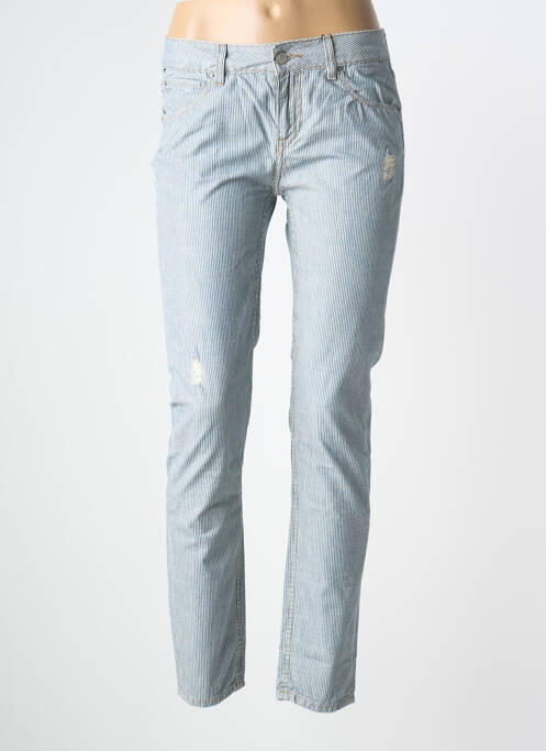 Blugi cu croială slim albastru SCHOOL RAG femeie