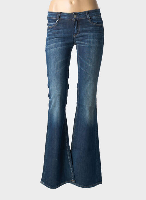 Blugi cu croială evazată albastru SCHOOL RAG femeie