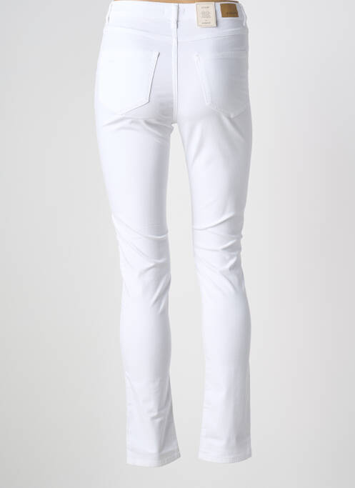 Pantalon slim alb KANOPE femeie